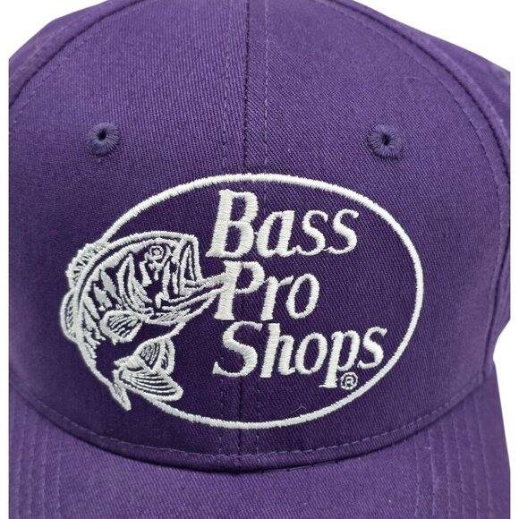 Bass Pro Shops Purple Embroidered Hat - Picture 3 of 6